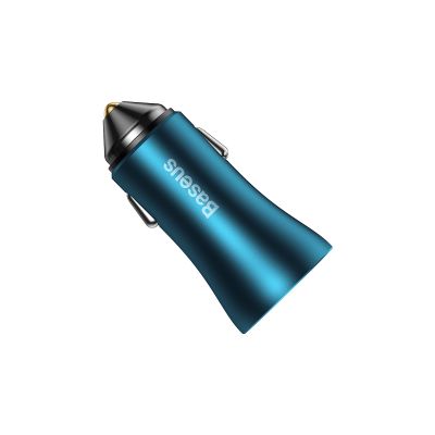 6. Baseus Golden Contactor Max fast car charger USB + USB type C 60 W Quick Charge blue (CGJM000103)