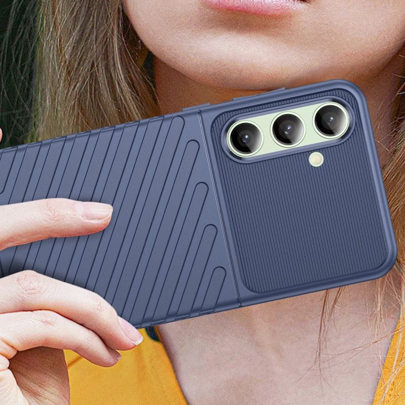 6. Thunder Case for Samsung Galaxy S24 FE silicone armor cover - blue