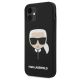 2. Karl Lagerfeld Silicone Karl`s Head Case for iPhone 12 mini - Black