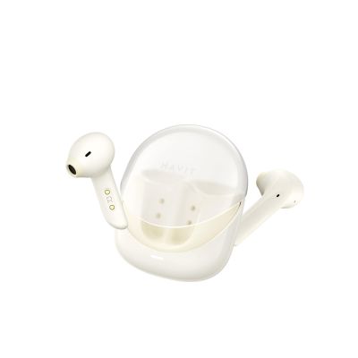 6. Havit TW974 Modern Buds Bluetooth Headphones (Beige)