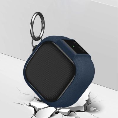 7. Tech-Protect Slim Hook Case for Samsung Galaxy Buds 4 / 4 Pro - Navy Blue