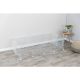 7. Indoor run, for guinea pigs/rabbits, white, 140 x 35 x 70 cm