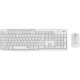 7. Logitech MK295 Silent Wireless Combo Keyboard Mouse Included Office USB QWERTZ German White