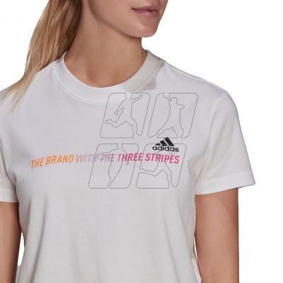 7. Adidas Gradient Logo Cropped T-shirt W GM5577