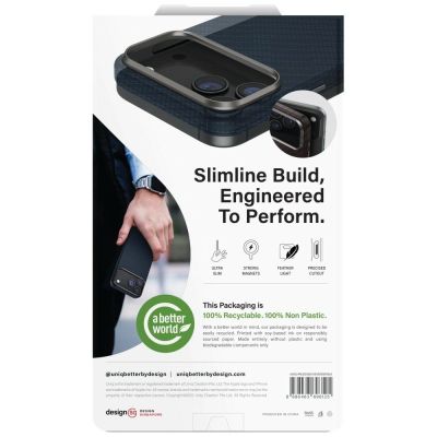 7. Uniq Keva EDGE Magclick Charging Case for iPhone Air - Black