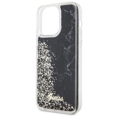 6. Guess GUHCP14XLCSGSGK iPhone 14 Pro Max 6.7" black/black hardcase Liquid Glitter Marble