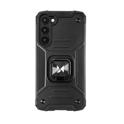 24. Wozinsky Ring Armor case for Samsung Galaxy S23+ armored cover magnetic holder ring black