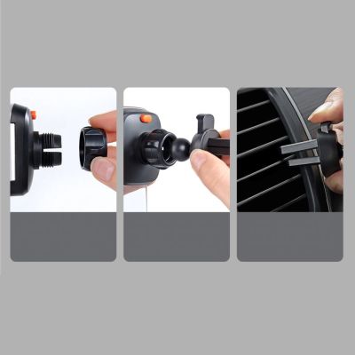 20. Baseus 2in1 car holder for cockpit and ventilation grille black (SUYK000001)