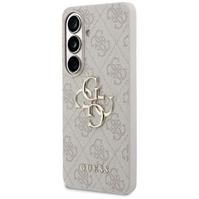 2. Guess 4G Big Metal Logo Case for Samsung Galaxy S26 - Pink