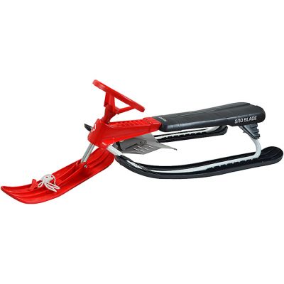 6. Hamax Sno Blade Ski Sleds Gray/Red