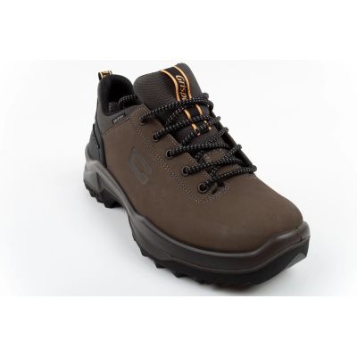 2. Grisport 480T Verde Scuro Men’s Leather Trekking Shoes with Gritex for Outdoor Activities