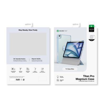 7. AmazingThing Titan Pro Mag Case for iPad 11" 2025 - Blue