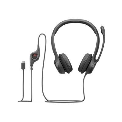 5. Logitech H390 USB Headset Wired Headband Calls/Music USB Type-C Black