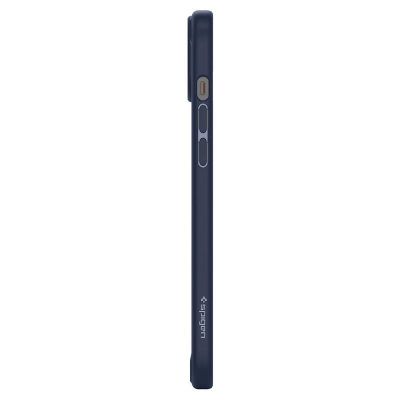 7. Spigen Crystal Hybrid iPhone 15 Plus Case - Clear Blue