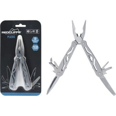 4. SURVIVAL TOURIST KIT 13-in-1 PLIERS SILVER