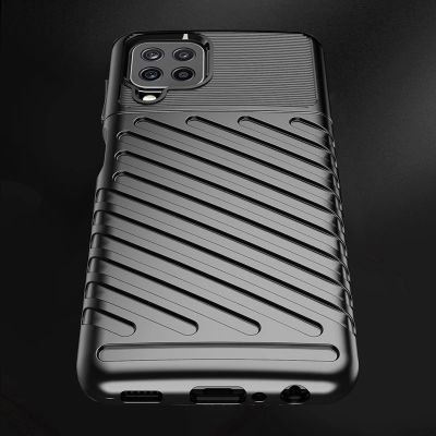 6. Thunder Case Flexible Tough Rugged Cover TPU Case for Samsung Galaxy A22 4G blue