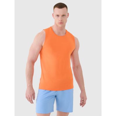 Men's quick-drying training tank top 4F 4FWSS25TFSLM460-70S