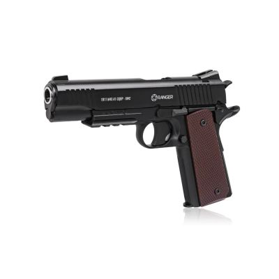 18. RANGER 1911 M45A1 CQBP air pistol k.4.5BBs 21-shot METAL SLIDE KWC