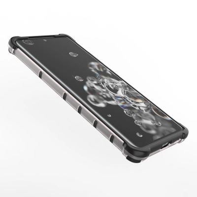 10. Honeycomb case armored cover with a gel frame for Samsung Galaxy S22 Ultra blue