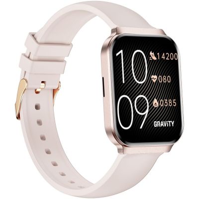 8. Smartwatch Gravity Pink 2 Straps GT44-3