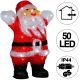 5. DECORATIVE FIGURINE SANTA CLAUS 50 LEDS HEIGHT: 40 CM ACRYLIC