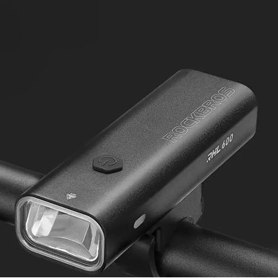 5. Rockbros RHL600 front bicycle light 600lm 2600mAh IPX6 - black