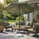 26. GARDEN UMBRELLA 185CM GREEN