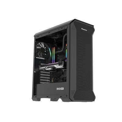 8. GENESIS IRID 505F MIDI TOWER CASE WITH WINDOW USB 3.0 NPC-1997