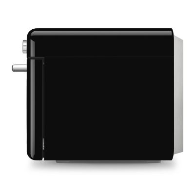 3. Smeg COF01BLEU Small Black Steam Oven Buttons, Rotary