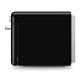 3. Smeg COF01BLEU Small Black Steam Oven Buttons, Rotary