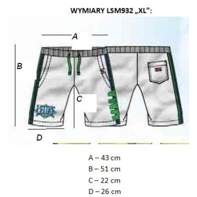 2. LEONE LSM932/S16 men's shorts white "XL"