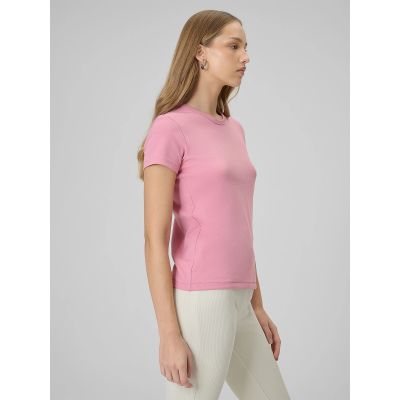 2. Women's slim plain T-shirt 4F 4FRAW25TTSHF3623-56S
