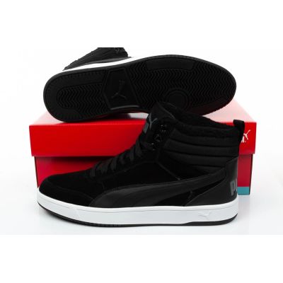 10. Puma men's Rebound Street black insulated ankle boots