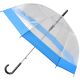 Long Transparent Blue Umbrella SEMI LINE