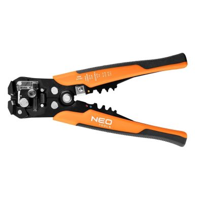 4. NEO TOOLS Automatic Wire Stripper 205 mm, Front-Entry + 230 Connectors