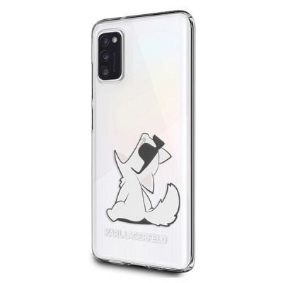 Karl Lagerfeld Choupette Fun Case for Samsung A41 - Transparent