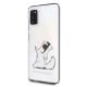 Karl Lagerfeld Choupette Fun Case for Samsung A41 - Transparent