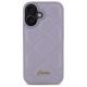 3. Guess Quilted Metal Logo case for iPhone 16 - light purple