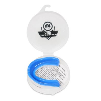 12. Gel Mouthguard + Box - White and Blue | GelTech