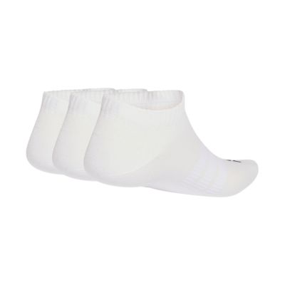 2. adidas Thin&Light Essentials Low Cut Socks, 3-Pack, White JZ0533
