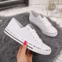 Big Star W FF274024 openwork low sneakers white