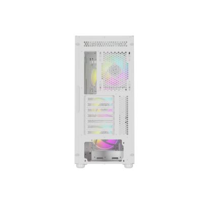 20. GENESIS DIAXID 605 ARGB MIDI TOWER CASE WITH WINDOW, USB-C, WHITE