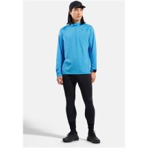 Odlo Men's ESSENTIAL CERAMIWARM Mid Layer 1/2 Zip Turtleneck Sweatshirt Blue L