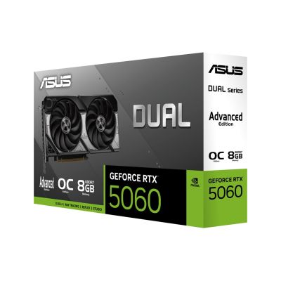 5. graphics card ASUS DUAL RTX 5060 8GB OC Advanced