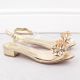 48. Women's beige openwork closed sandals Sabatina