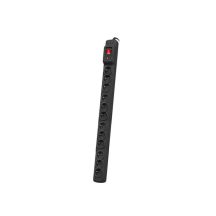 ARMAC M12/30/CZ MULTI M12/10A 3M 12X 230V PL VERTICAL MOUNTING BLACK RACK POWER STRIP 19"