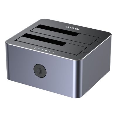 7. UNITEK 2X SATA 2.5"/3.5" USB 5GBPS HDD CLONING STATION