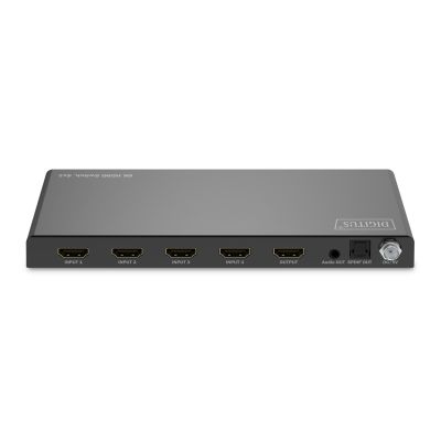3. HDMI Switch 4x1, 8K/60Hz (4:4:4) with HDR, 48Gbps, HDCP 2.3, Toslink / Stereo, EDID
