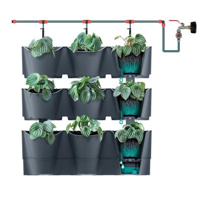 37. VERTICAL GARDEN FLOWER BED HANGING ANTHRACITE