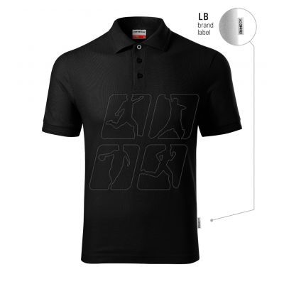 Malfini Reserve M MLI-R22LB polo shirt, black